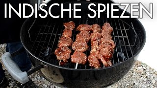 INDISCHE SPIEZEN  Recepten voor op de barbecue  GRILLTASTIC [upl. by Nanji]