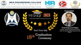 MEGRAD 2023  Graduation 18 th Ceremony MEA ENGINEERING COLLEGE MEA ENGINEERS GRADUATION DAY [upl. by Pournaras]