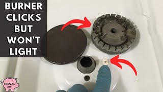 Fix a Stove Top Burner That Clicks But Won’t Light [upl. by Attah]