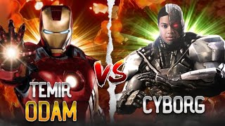 Temir odam vs Cyborg  Kim kuchli [upl. by Ardyaf]