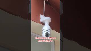 Suporte Camera IP WIFI Yoosee E27 [upl. by Aneram34]