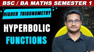 Hyperbolic Functions  Higher Trigonometry  BSc math Hons  semester 1  by Thakur Sir [upl. by Baudin]