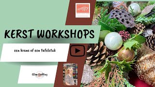 Kerstworkshops in atelier bij Ellen in Egmond Noord Holland [upl. by Ky427]