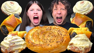 ASMR PEYNIRLI BÖREK MUKBANG EATING SOUNDS 먹방  Tati ASMR [upl. by Novat]