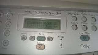 hp laserjet 3055 scanner error 3 off then on [upl. by Royo]