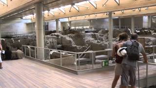 Akrotiri Santorini Archaeological Site Greece [upl. by Atsirc987]