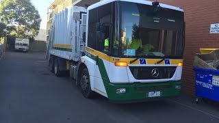 Waste Management Rear Loader on Hard Waste AC1448 [upl. by Ainahtan]