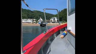 Another trip on the South Sands Ferry in Salcombe [upl. by Hatcher]