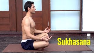 How to do Sukhasana [upl. by Eelik]