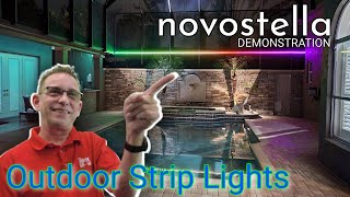 Make a Colorful Showcase Around Your Pool Screen with Novostella RGB LED Lights [upl. by Willumsen]