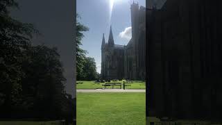 The awesome exterior of Durham cathedral christian englishculture [upl. by Wasserman]