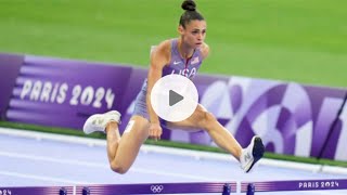 Sydney McLaughlin Levrone wins Womens 400m Hurdles Paris Olympics 2024 to Gold Beating Femke Bol [upl. by Orella]