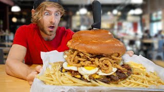 THIS BURGER CHALLENGE HAS DEFEATED 1000 PEOPLE  ELECTRIC EATS THE WORLD 5 [upl. by Tartaglia742]