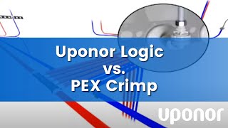 Uponor Logic vs PEX Crimp Comparisons [upl. by Ehpotsirhc]