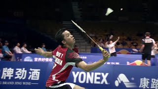 TAUFIK HIDAYAT SKILLS COMPLIMATION IN SLOW MOTION BADMINTON [upl. by Iliak]