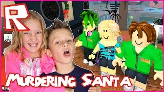 Murdering Santa in Roblox  Playing with Ronald [upl. by Mccutcheon]