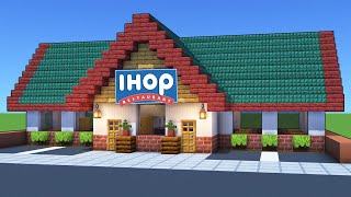 How To Build a Ihop In Minecraft [upl. by Nottirb]