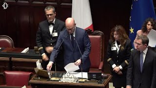 Il Presidente della Camera Fontana ricorda Ilaria Alpi Caso che ha sconvolto e addolorato lItalia [upl. by Elleinad366]