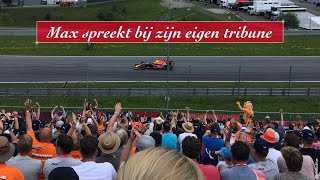 Max Verstappen bij onze tribune [upl. by Aticnemrac204]