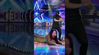 Americans Got Talent Girl in Crocodile agt talent [upl. by Haron]