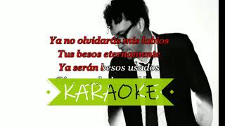 BESOS USADOS KARAOKE LETRA A CEPEDA [upl. by Yziar]