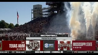 14 Texas AampM  Mississippi State 2024  no huddle [upl. by Siri833]