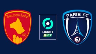 Rodez vs Paris Fc  Ligue 2  Live Football Match Today  Full Match Efootball Pes 21 Gameplay [upl. by Mozelle]