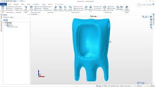 Reverse engineering workflow from STL file [upl. by Cappella396]