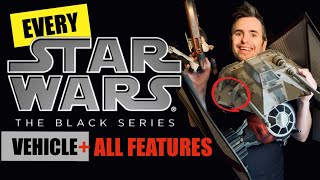 EVERY Star Wars Black Series vehicle released by Hasbro 20152023 [upl. by Campney]