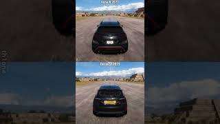 Forza Horizon 5  Hyundai Kona N 2022 vs Ford Fiesta ST 2023 Teotihuacan Drag Race Stock [upl. by Anigal]