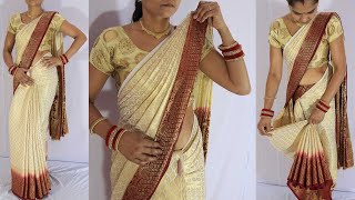 Kanjivaram Silk Saree Draping Tips Silk Saree Draping Tips amp Tricks Silk saree draping Hakcs 2024 [upl. by Emerej973]