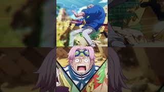 ONE PIECE 1121 DEL ANIME EN 1 MINUTO GARP VS KUZAN shorts anime onepiece garp aokiji [upl. by Juakn]