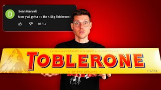 THE 10LB TOBLERONE CHALLENGE  24000 Calories [upl. by Lemaceon]