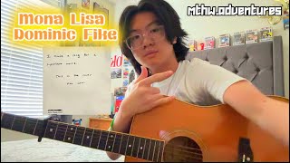 Mona Lisa Dominic Fike Acoustic guitar 4k 91724 [upl. by Alrad]