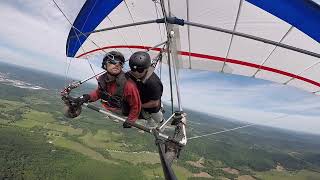 Zhao Jingcong Tandem Hang Gliding at LMFP Raw Footage [upl. by Anada]