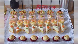 Canapés y aperitivos FÁCILES RÁPIDOS Y VARIADOS [upl. by Westberg843]