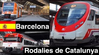 Regional trains in Barcelona Madrid [upl. by Joelie950]