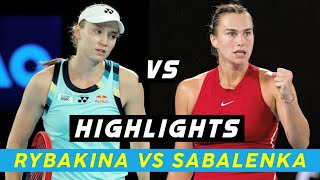 Elena Rybakina Vs Aryna Sabalenka • Awesome Tennis Battle Highlights 💥 Exhibition  Tennis Plant [upl. by Waverley]