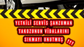 Yetkili servis şanzıman vidasını sıkmayı unutmuş [upl. by Vedette]