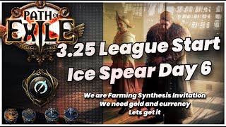 PoE 325 Ice Spear Forgotten Invitation for gold and currency strat [upl. by Oicnerual]