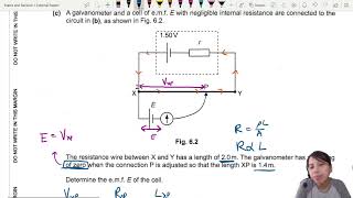 MJ16 P13 Q36 Potentiometer Balance Length  MayJune 2016  Cambridge A Level 9702 Physics [upl. by Nura]