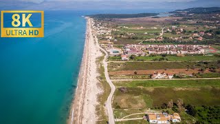 Almyros Beach Corfu in 8K [upl. by Norwood]