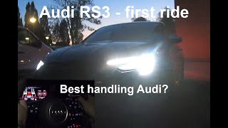 Audi RS3 8Y First ride review [upl. by Hugh222]