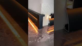 Luminous baseboard lightstrims metaltrims metaltiletrim tiletrim buildingmaterials walldesign [upl. by Oos908]