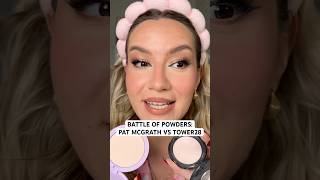 🚨BATTLE OF POWDERS PAT MCGRATH VS TOWER28 makeup powder [upl. by Erikson427]