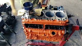 Isuzu 4BD1 Turbo diesel engine rebuild timelapse [upl. by Nevak]