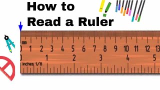 How to read an Inch ruler or tape measure [upl. by Lanna]