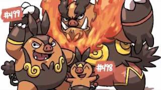 Tepig Pignite and Emboar tribute [upl. by Llerat]