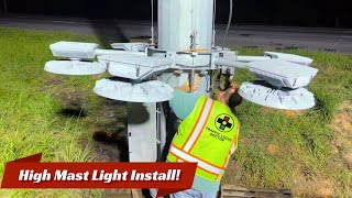 StepbyStep Guide Installing High Mast Lighting [upl. by Amble]