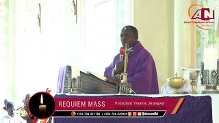 Requiem Mass  Postulant Yvonne Jirangwa  Homily  01112024 [upl. by Mckale]